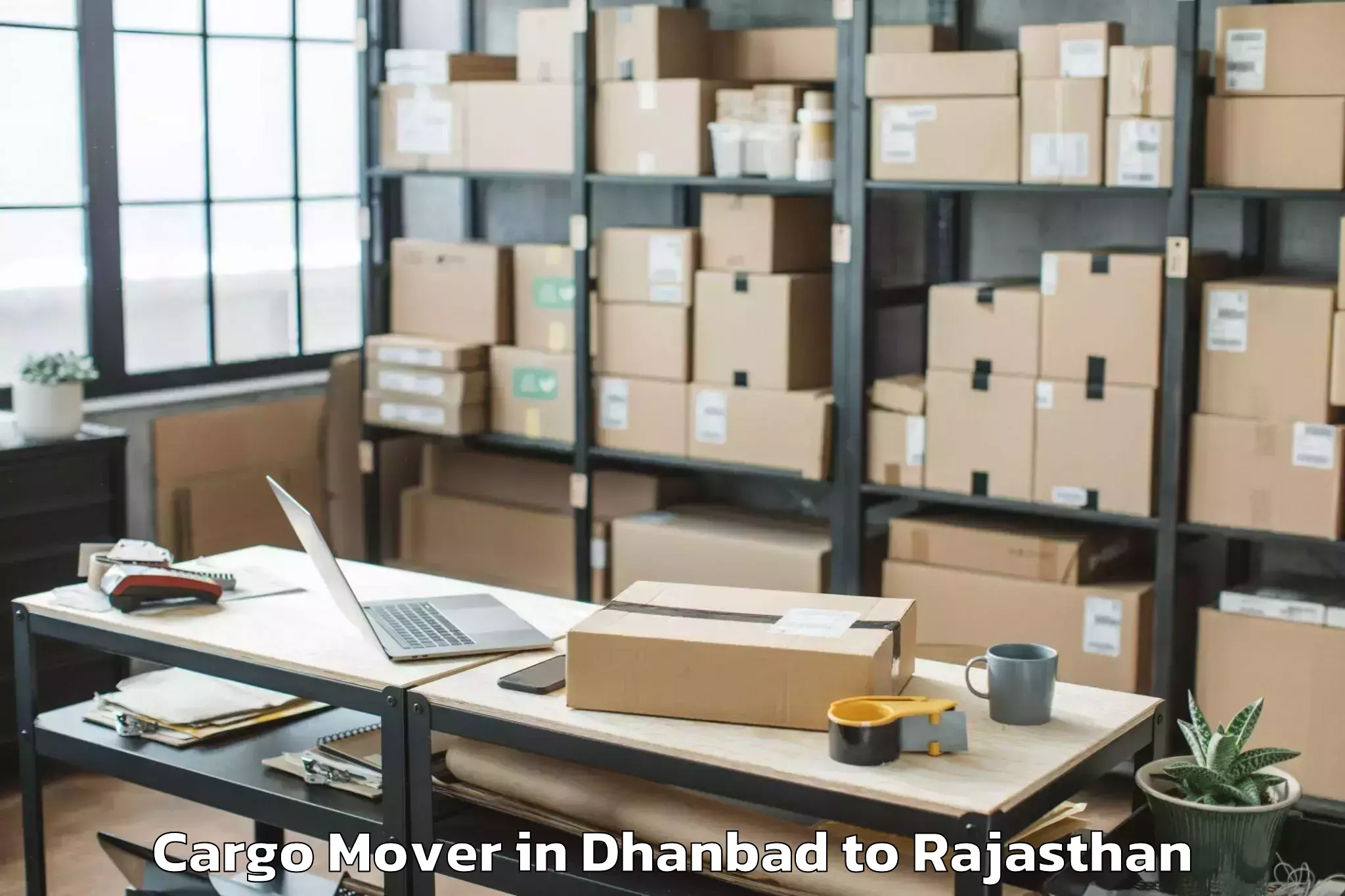 Dhanbad to Ladnun Cargo Mover Booking